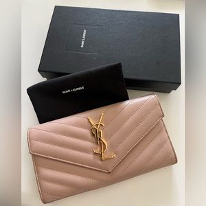 YSL Blush nude long wallet (Authentic)